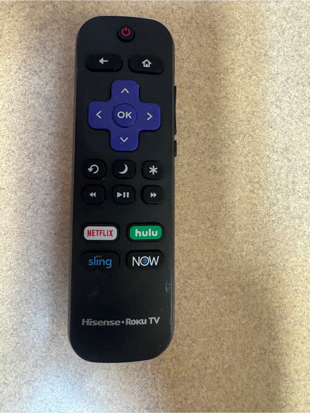Roku TV remote control model HU-RCRUS-20